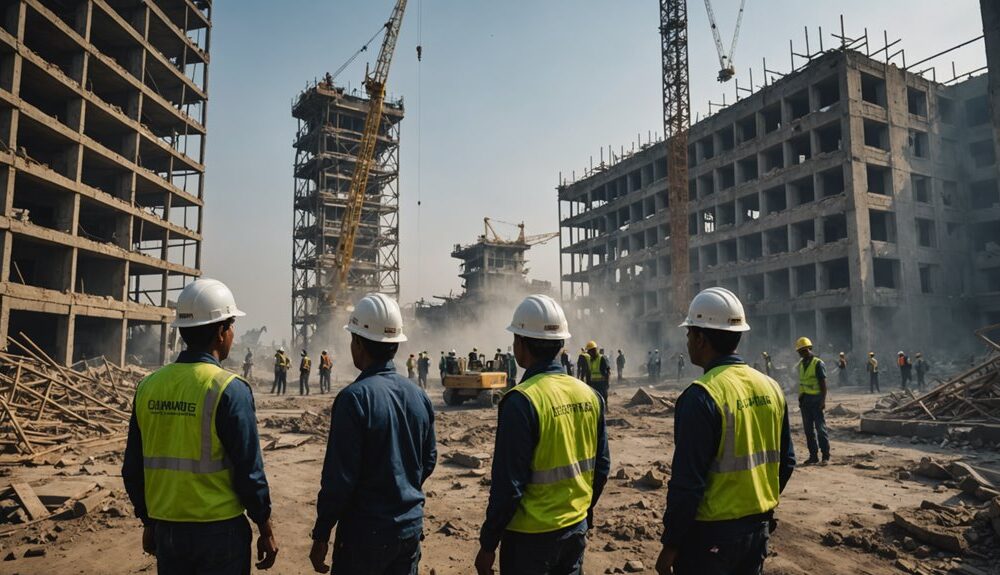 bekasi tower casting collapse