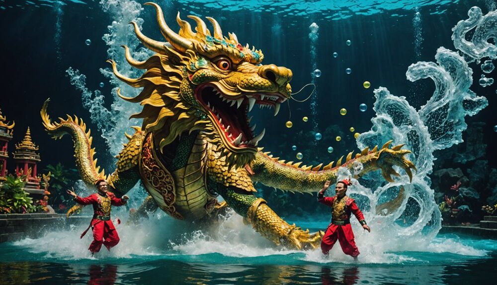 dragon and lion dance