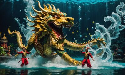 dragon and lion dance