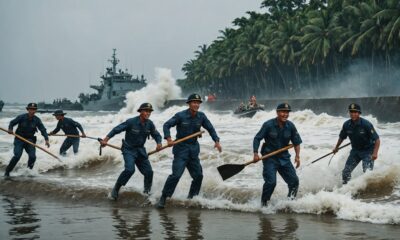 navy and fishermen unite