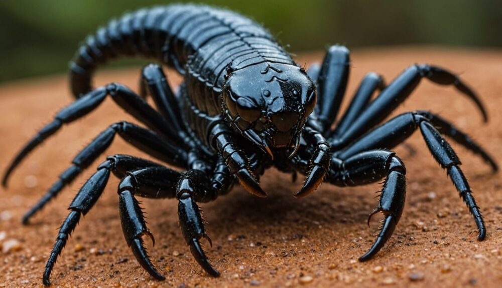 stunning venomous scorpion species