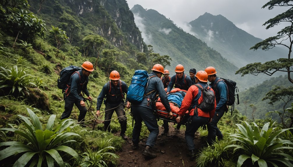 mountain rescue efforts ongoing