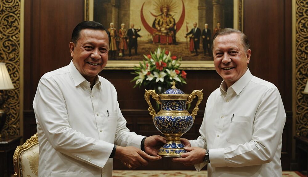 prabowo erdogan friendship celebration