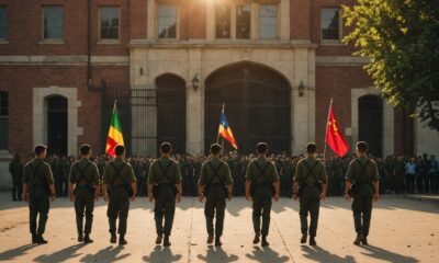 berhenti pelatihan barak militer