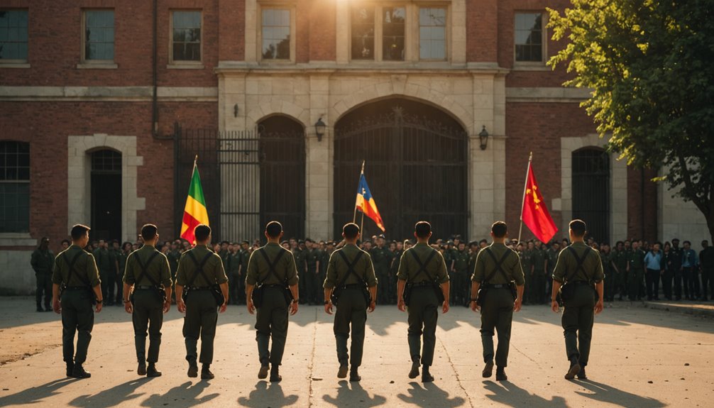 berhenti pelatihan barak militer